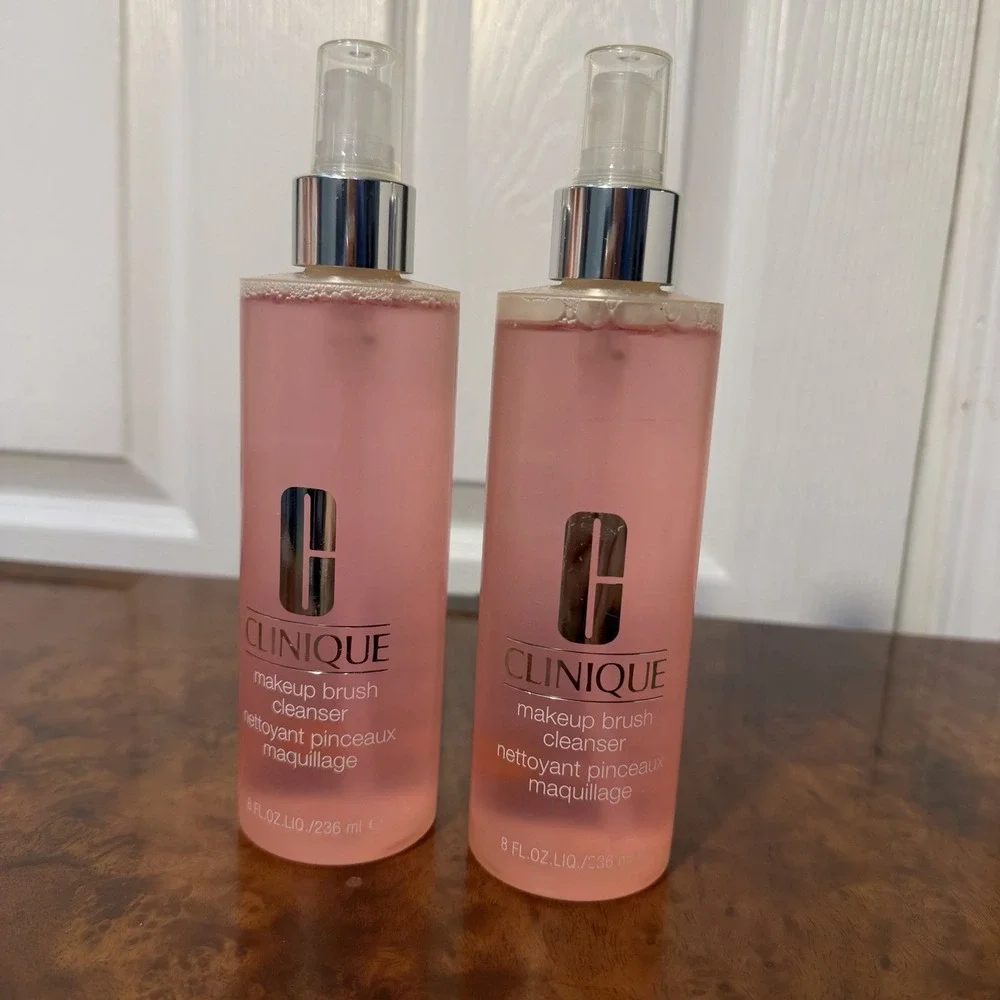 Clinique MAKEUP BRUSH CLEANSER 8 FL OZ Lot Of Two. Authentic